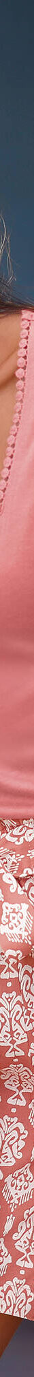 T-shirt col carré galon fantaisie (corail) T-shirt col carré galon fantaisie (corail)